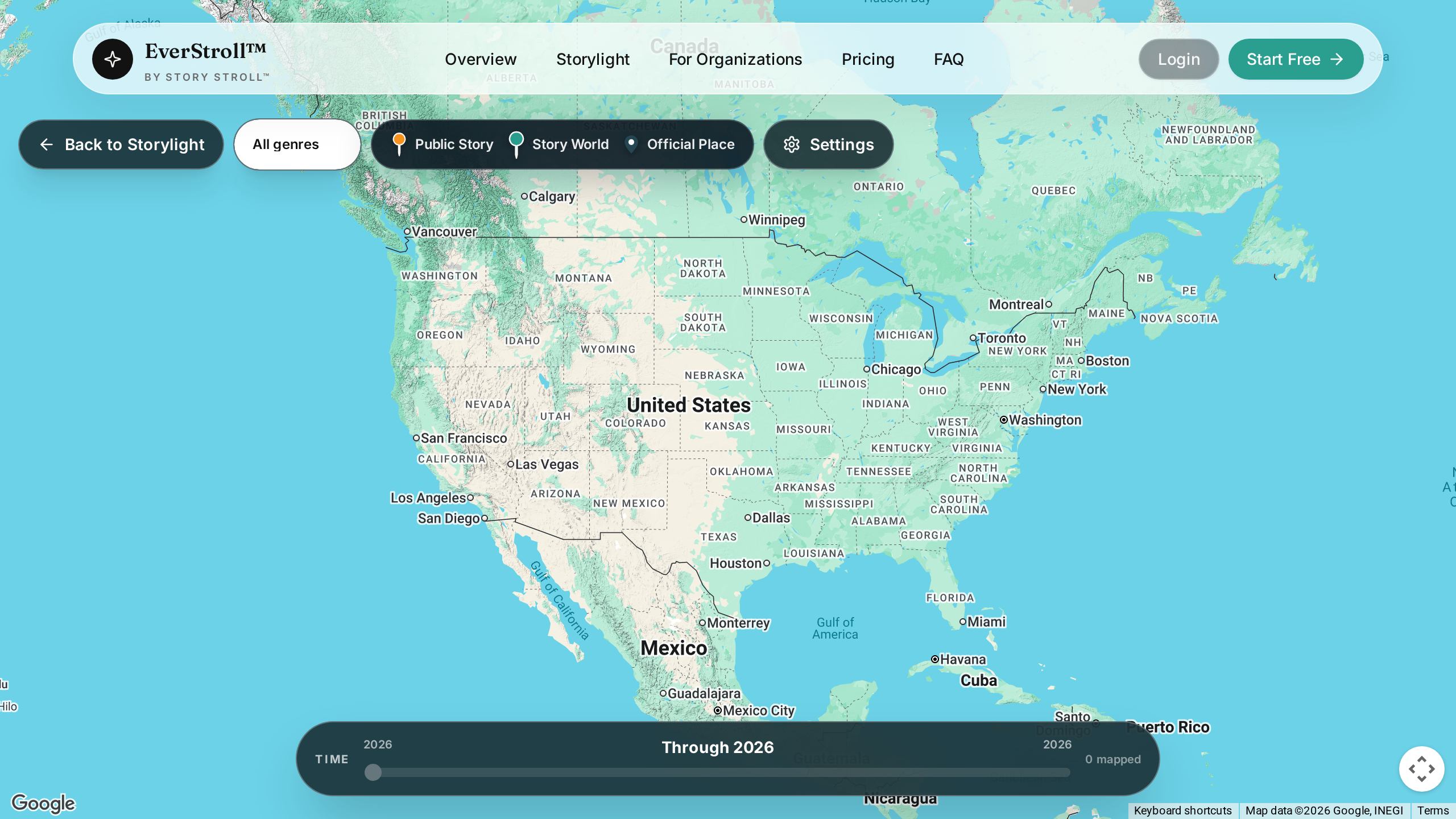 EverStroll Story Map